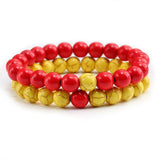 Colorful Yoga Bead Bracelets for Men