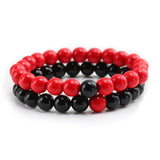 Colorful Yoga Bead Bracelets for Men