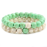 Colorful Yoga Bead Bracelets for Men
