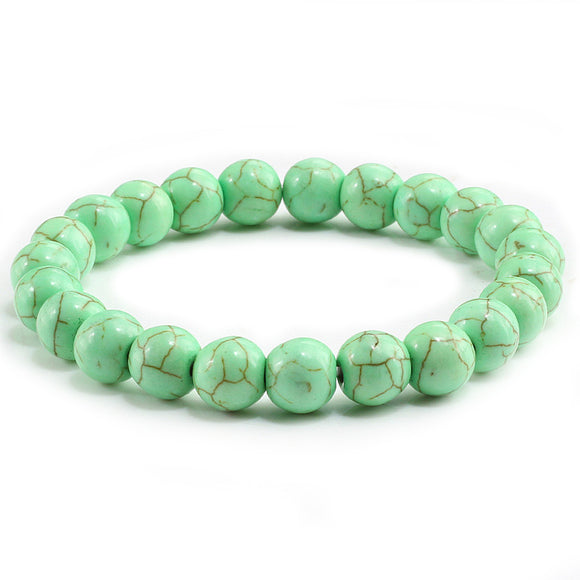 Natural Stone Turquoises Bracelets for Couples