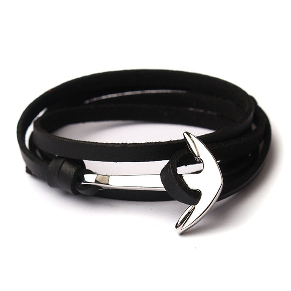Anchor Wrap Bracelets for Men