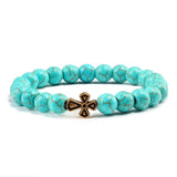 Black Lava Beads Bracelets for Men