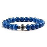Black Lava Beads Bracelets for Men