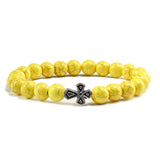 Black Lava Beads Bracelets for Men