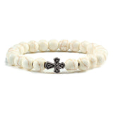 Black Lava Beads Bracelets for Men