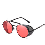 Retro Round Metal Sunglasses for Men