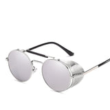 Retro Round Metal Sunglasses for Men