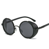 Steampunk Round Sunglasses for Men