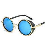 Steampunk Round Sunglasses for Men