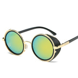 Steampunk Round Sunglasses for Men