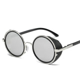 Steampunk Round Sunglasses for Men