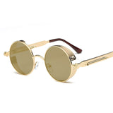 Round Metal Sunglasses for Men