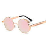 Round Metal Sunglasses for Men