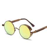 Round Metal Sunglasses for Men