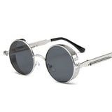 Round Metal Sunglasses for Men