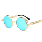 Round Metal Sunglasses for Men