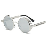 Round Metal Sunglasses for Men