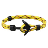 Black Anchor Bracelets for Men