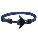 Black Anchor Bracelets for Men