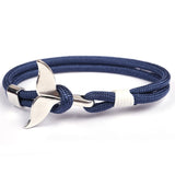 Black Anchor Bracelets for Men