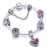 Heart Charm Bracelets For Women